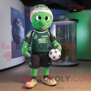Mascot character of a Green...