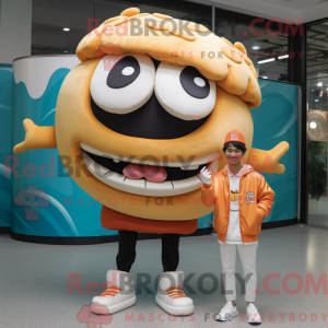 Mascottefiguur van een...