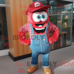 Postava maskota Red Burgers...