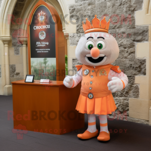 Peach Irish Castle maskot...