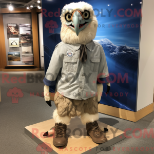 Mascottefiguur van een...