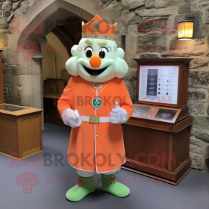 Peach Irish Castle maskot...