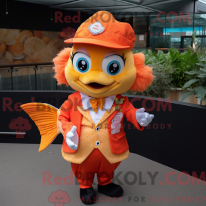 Mascottefiguur van een...