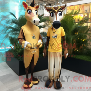 Mascot character of a Gold...