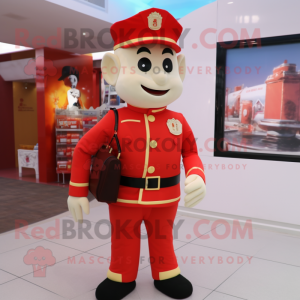  Fire Fighter maskot kostym...