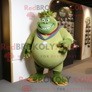 Mascot character of a Olive...