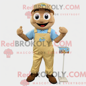 Maskot karaktär av en Tan...