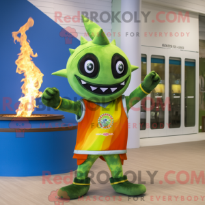 Mascot karakter van een...