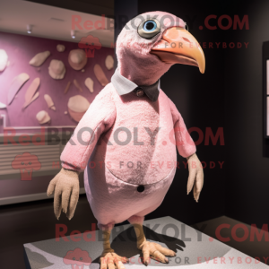 Mascot character of a Pink...