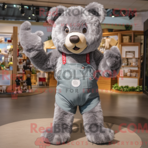 Mascot character of a Gray...