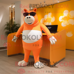 Mascot karakter van een...