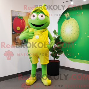 Mascot character of a Lime...
