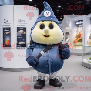 Mascot character of a Navy...