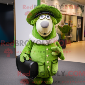 Mascot character of a Lime...
