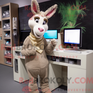 Mascottefiguur van een...