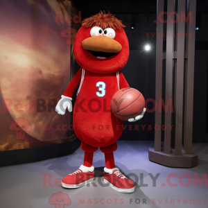 Mascot character of a Red...