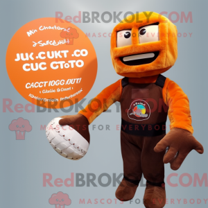 Mascot character of a Rust...