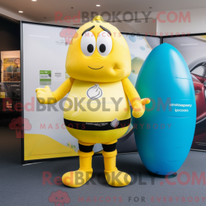 Mascottekarakter van een...