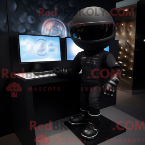 Mascot character of a Black...