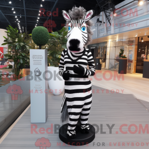 Mascot character of a Zebra...