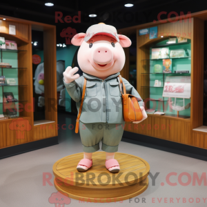 Maskot karakter af en...