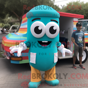 Mascot karakter van een...