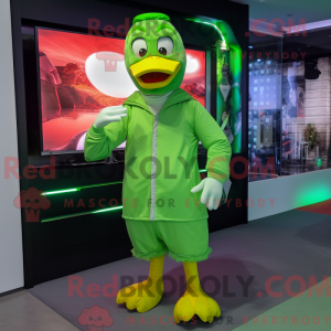 Mascot character of a Lime...