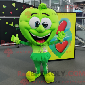 Mascot character of a Lime...