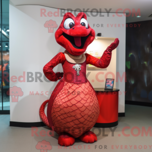 Mascot character of a Red...