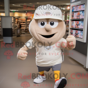 Mascot karakter van een Tan...