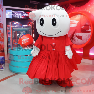 Mascot character of a Red...
