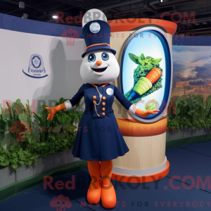 Postava maskota Navy Carrot...