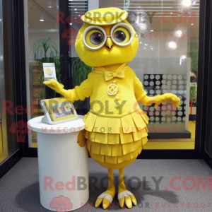 Mascot character of a Lemon...