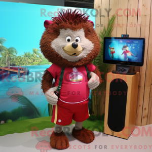 Mascot character of a...