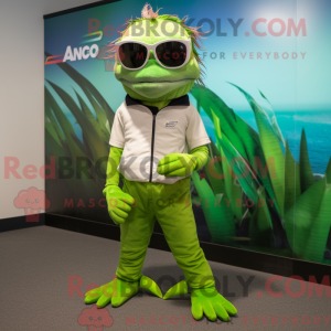 Mascot character of a Lime...