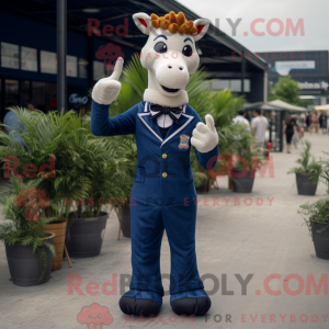 Mascottefiguur van een...