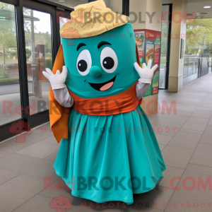 Mascot karakter van een...