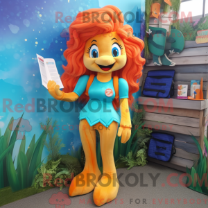 Mascottefiguur van een...