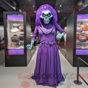 Postava maskota Purple...