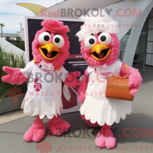 Maskot karakter af en...
