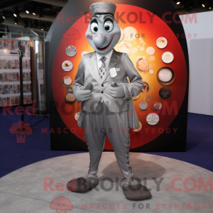 Mascot character of a Gray...