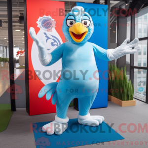 Maskot-karakter af en Sky...