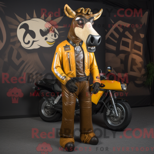Personagem de máscara de um...