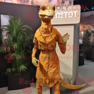 Mascot character of a Rust...