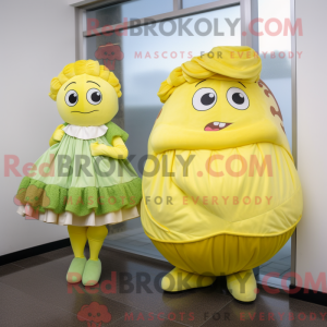 Mascot karakter van een...