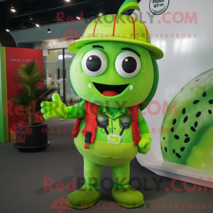 Mascot character of a Lime...