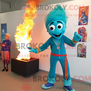 Mascot karakter van een...