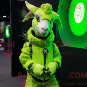 Mascot character of a Lime...