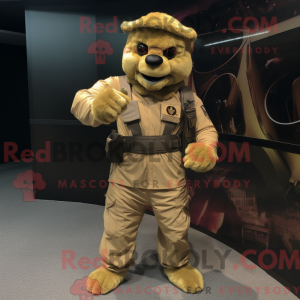 Mascot character of a Gold...