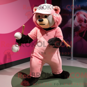 Personaje mascota de un oso...